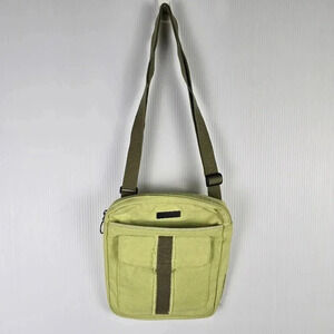 Columbia Omni Shield Womens Crossbody Purse Bag Canvas Green Yellow